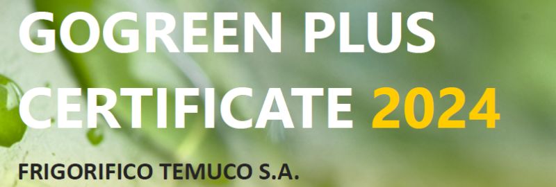 certificado gogreen plus por uso de saf